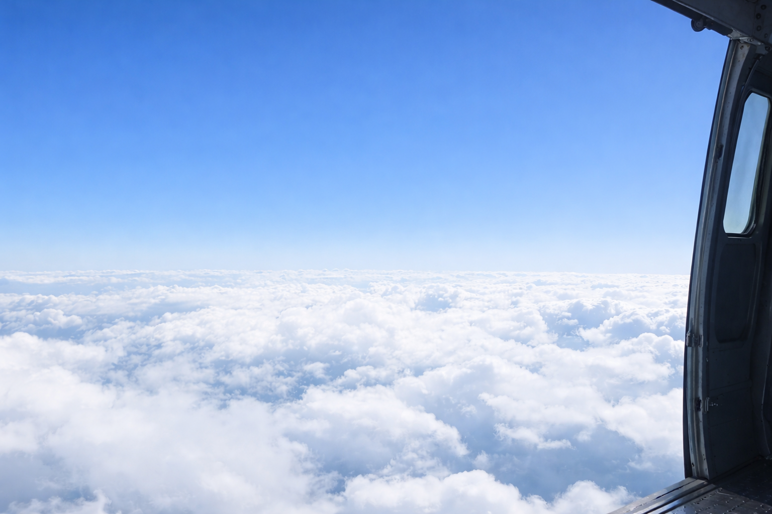 Helicopter sky background